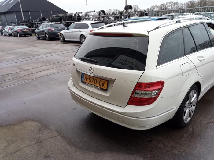 Mercedes C Estate 1.6 C-180K 16V BlueEfficiency Sloopvoertuig (2009, Wit)