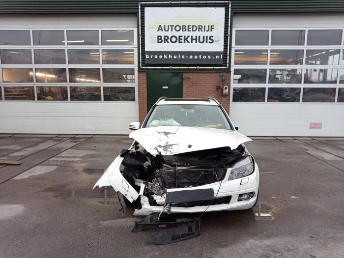 Mercedes C Estate 1.6 C-180K 16V BlueEfficiency Sloopvoertuig (2009, Wit)