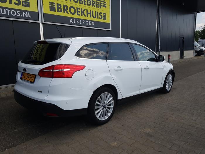 Ford Focus 3 Wagon 1.0 Ti-VCT EcoBoost 12V 125 Sloopvoertuig (2018, Wit)