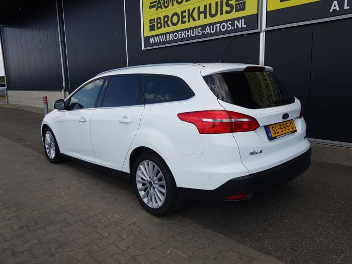 Ford Focus 3 Wagon 1.0 Ti-VCT EcoBoost 12V 125 Sloopvoertuig (2018, Wit)