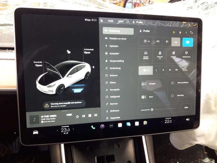 Tesla Model 3 Long Range AWD 75 kWh Sloopvoertuig (2019, Wit)