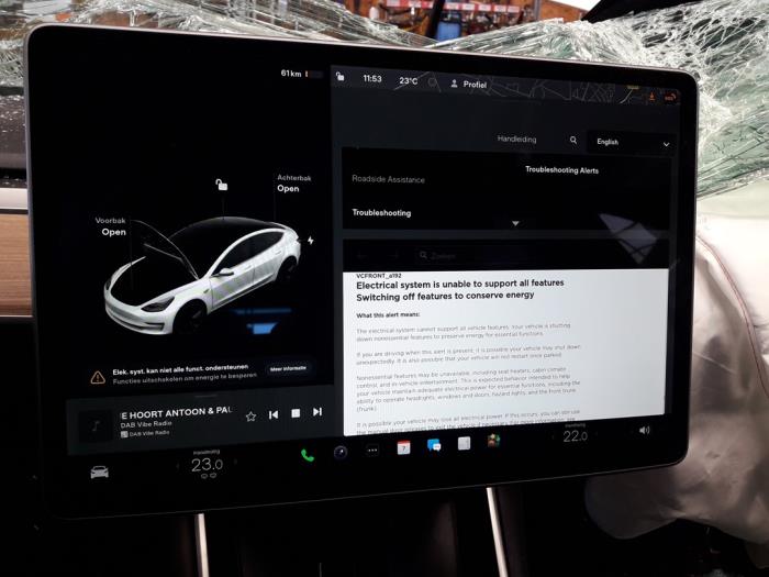 Tesla Model 3 Long Range AWD 75 kWh Sloopvoertuig (2019, Wit)