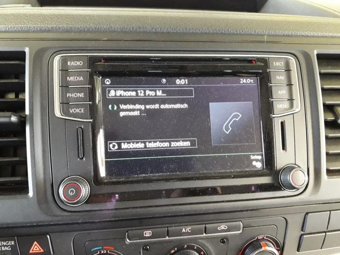 Volkswagen Transporter T6 2.0 TDI 150 Sloopvoertuig (2018, Zwart)