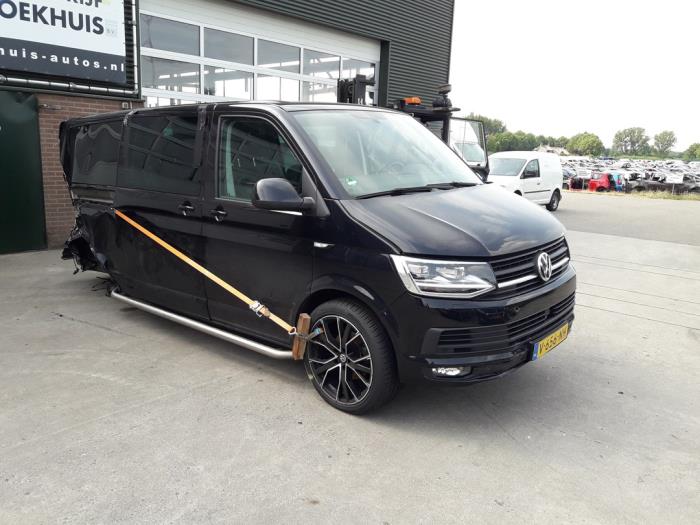 Volkswagen Transporter T6 2.0 TDI 150 Sloopvoertuig (2018, Zwart)