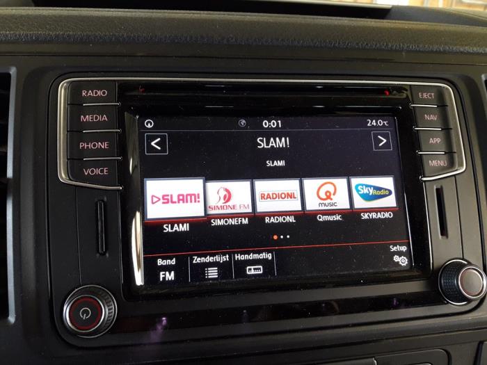 Volkswagen Transporter T6 2.0 TDI 150 Sloopvoertuig (2018, Zwart)