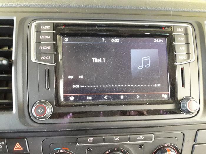 Volkswagen Transporter T6 2.0 TDI 150 Sloopvoertuig (2018, Zwart)