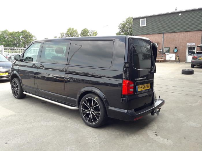 Volkswagen Transporter T6 2.0 TDI 150 Sloopvoertuig (2018, Zwart)