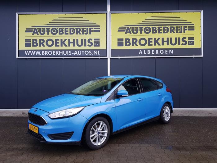 Ford Focus 3 1.0 Ti-VCT EcoBoost 12V 100 Sloopvoertuig (2016, Blauw)