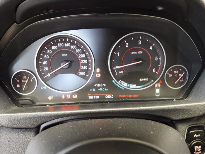 BMW 3 serie 320d 2.0 16V EfficientDynamicsEdition Sloopvoertuig (2017, Zwart)