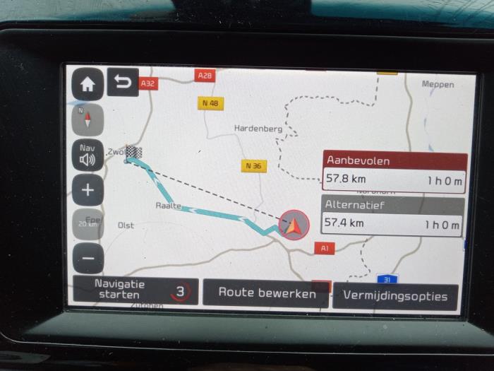 Kia Niro I 1.6 GDI Hybrid Sloopvoertuig (2018, Blauw)