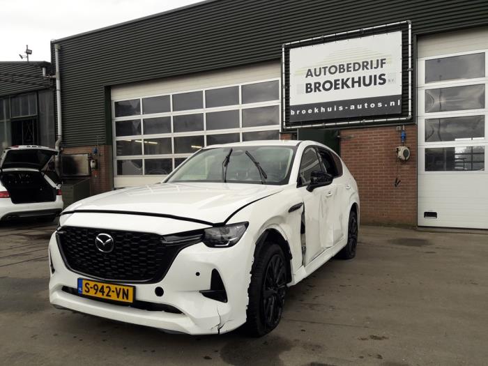 Mazda CX-60 2.5 e-SkyActiv PHEV Sloopvoertuig (2023, Wit)