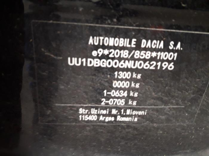 Dacia Spring 45 Sloopvoertuig (2022, Zwart)