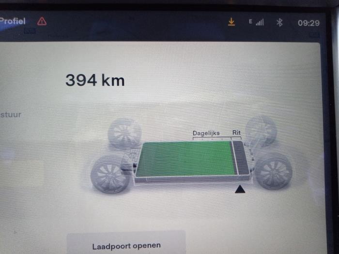 Tesla Model S P85 Sloopvoertuig (2013, Zwart)