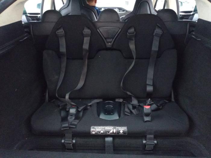 Tesla Model S P85 Sloopvoertuig (2013, Zwart)