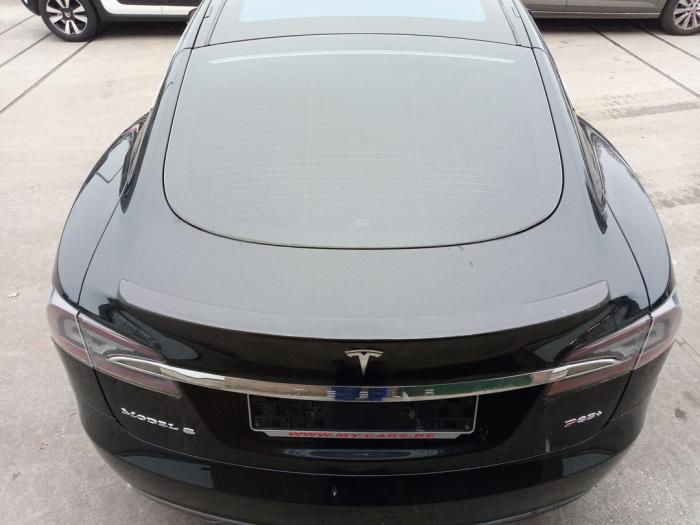 Tesla Model S P85 Sloopvoertuig (2013, Zwart)