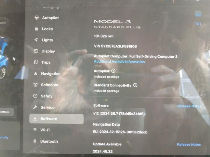 Tesla Model 3 Long Range AWD 75 kWh Sloopvoertuig (2019, Blauw)