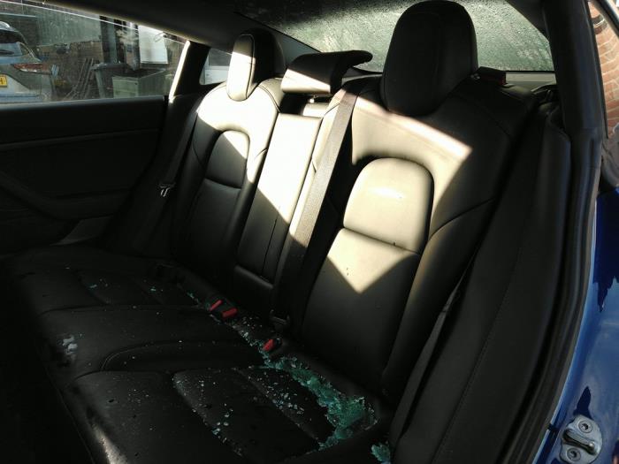 Tesla Model 3 Long Range AWD 75 kWh Sloopvoertuig (2019, Blauw)