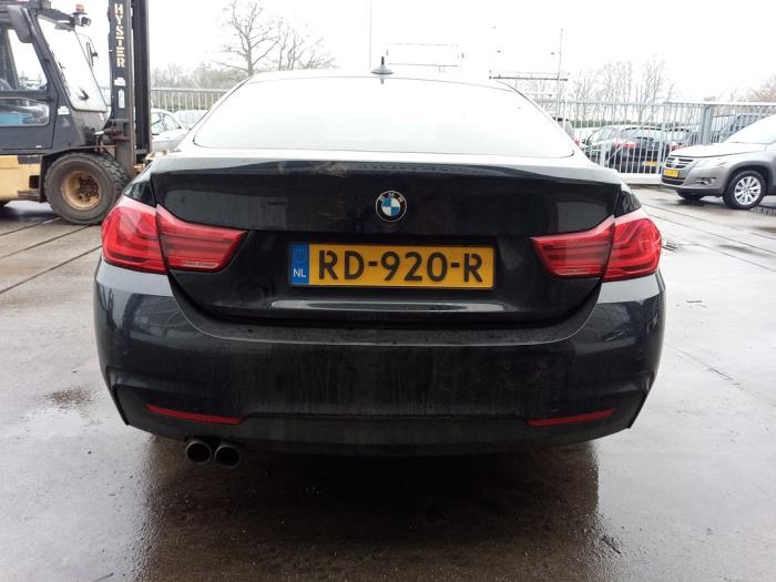 BMW 4 serie Gran Coupe 420i 2.0 TwinPower Turbo 16V Sloopvoertuig (2017, Zwart)
