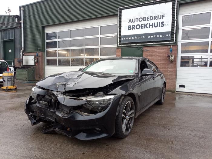 BMW 4 serie Gran Coupe 420i 2.0 TwinPower Turbo 16V Sloopvoertuig (2017, Zwart)