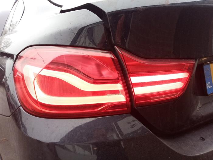 BMW 4 serie Gran Coupe 420i 2.0 TwinPower Turbo 16V Sloopvoertuig (2017, Zwart)