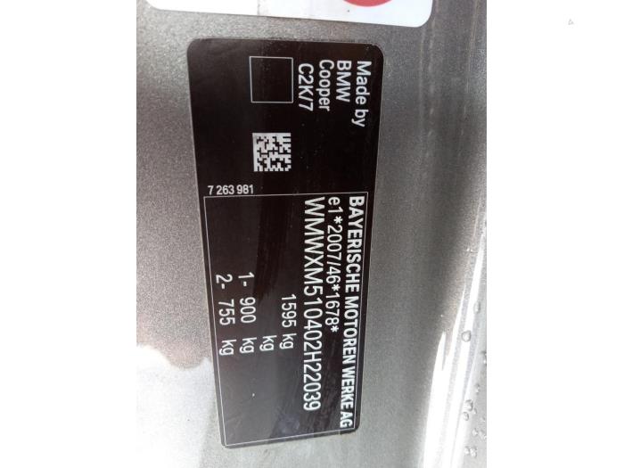 Mini Mini 1.5 12V Cooper Sloopvoertuig (2018, Grijs)