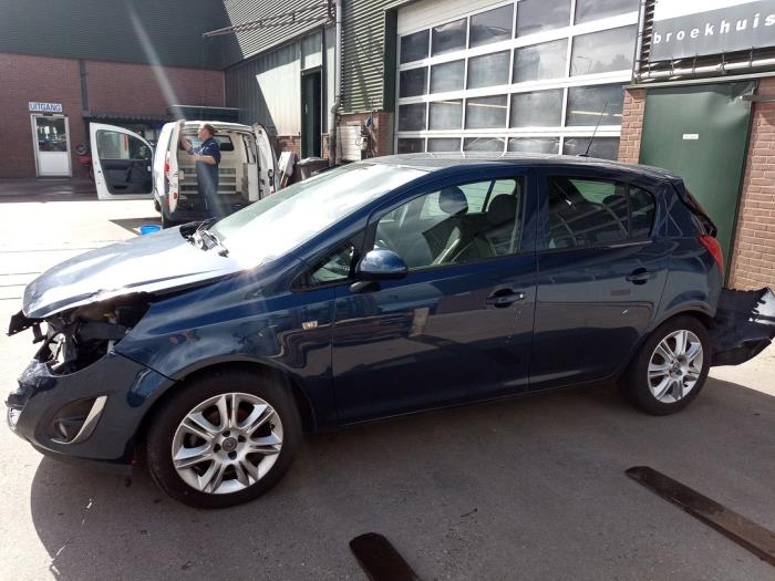 Opel Corsa D 1.4 16V Twinport Sloopvoertuig (2014, Blauw)