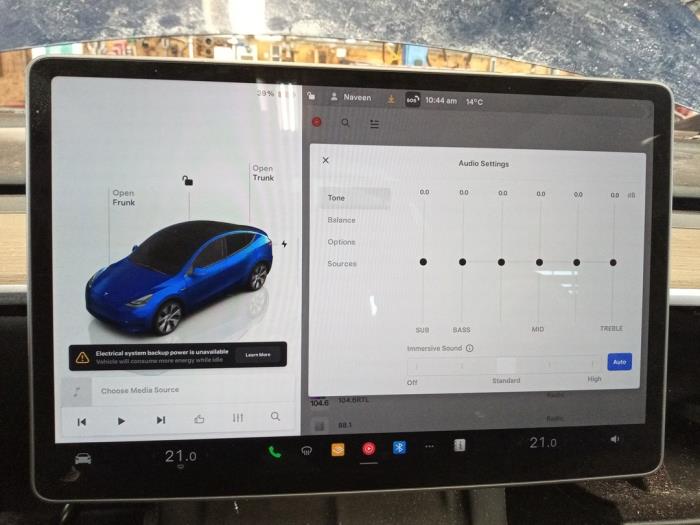 Tesla Model Y RWD Sloopvoertuig (2024, Blauw)