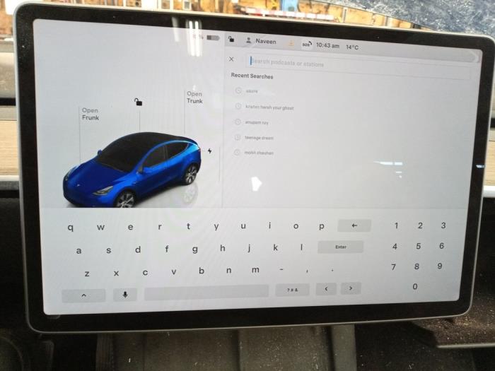 Tesla Model Y RWD Sloopvoertuig (2024, Blauw)