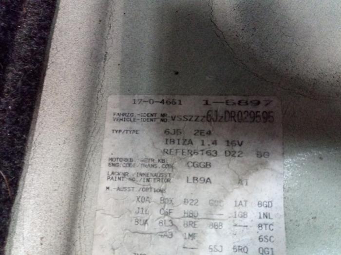 Seat Ibiza IV 1.4 16V Sloopvoertuig (2012, Wit)