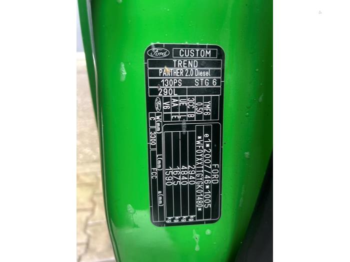 Ford Transit Custom 2.0 TDCi 16V Eco Blue 130 Sloopvoertuig (2016, Graniet)