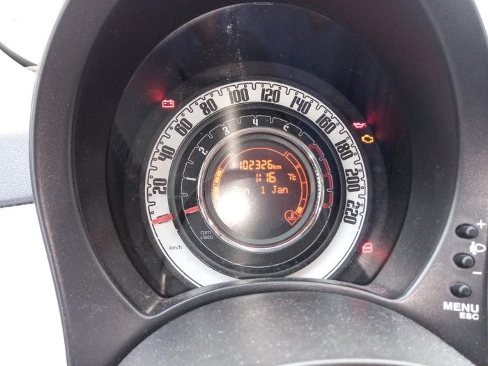 Fiat 500 1.2 Sloopvoertuig (2012, Grijs)