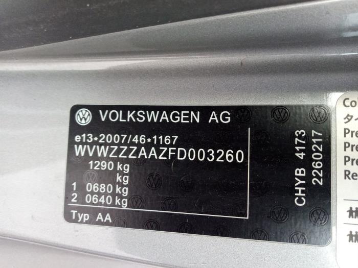 Volkswagen Up! 1.0 12V 75 Sloopvoertuig (2014, Grijs)