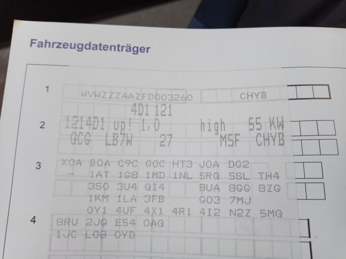 Volkswagen Up! 1.0 12V 75 Sloopvoertuig (2014, Grijs)