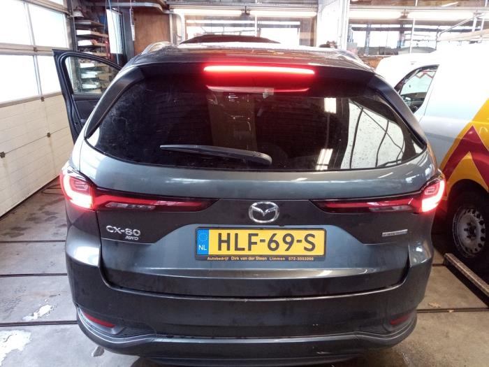 Mazda CX-80 2.5 E-SkyActiv PHEV AWD Sloopvoertuig (2024, Grijs)