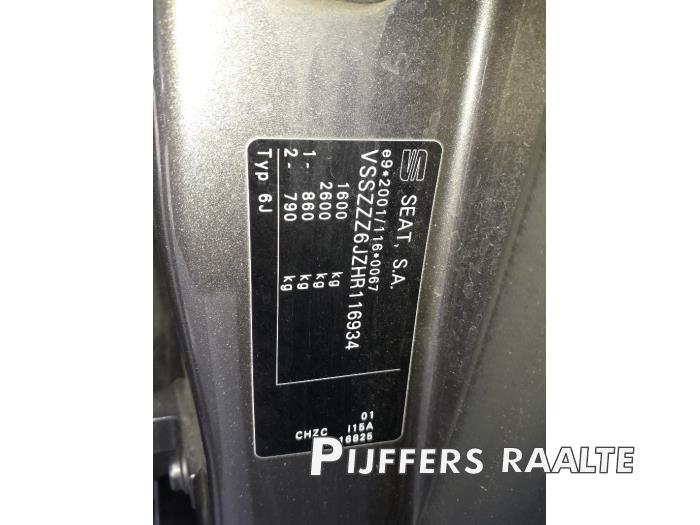 Seat Ibiza IV 1.0 EcoTSI 12V Sloopvoertuig (2017, Grijs)