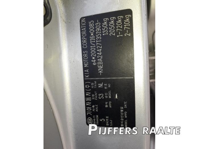 Kia Picanto 1.0 12V Sloopvoertuig (2006, Grijs)