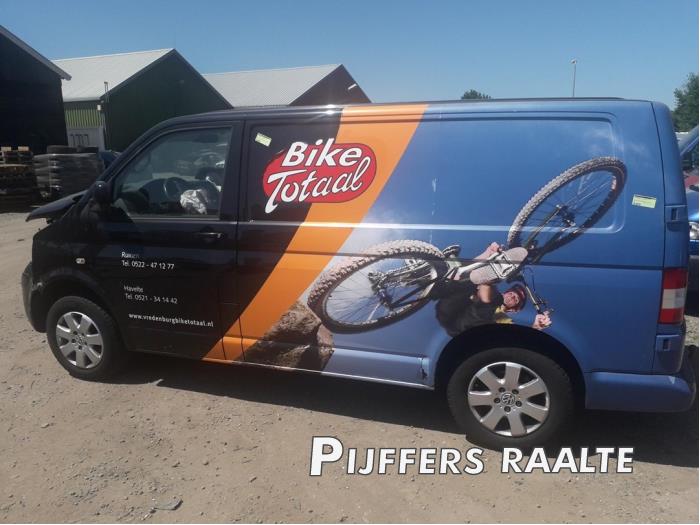 Volkswagen Transporter T5 2.5 TDi PF Sloopvoertuig (2009, Zwart)