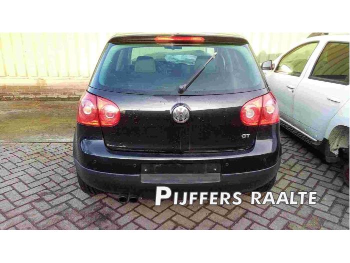 Volkswagen Golf V 1.4 GT 16V Sloopvoertuig (2008, Zwart)