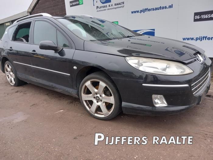 Peugeot 407 SW 2.0 16V Sloopvoertuig (2006, Zwart)