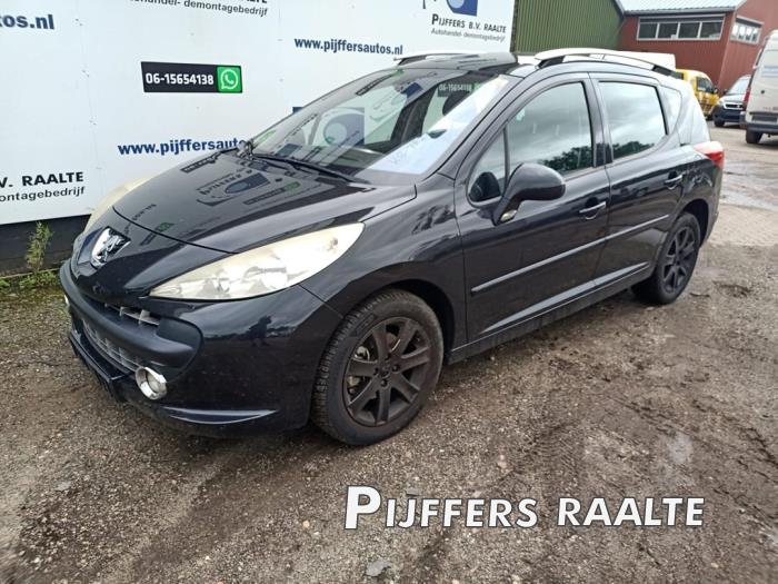 Peugeot 207 SW 1.6 16V Sloopvoertuig (2008, Zwart)