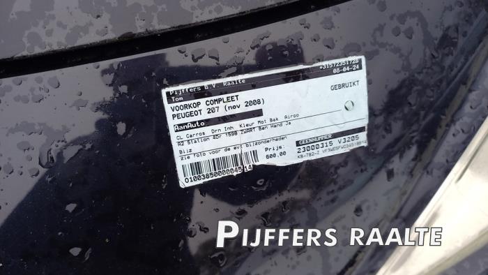 Peugeot 207 SW 1.6 16V Sloopvoertuig (2008, Zwart)
