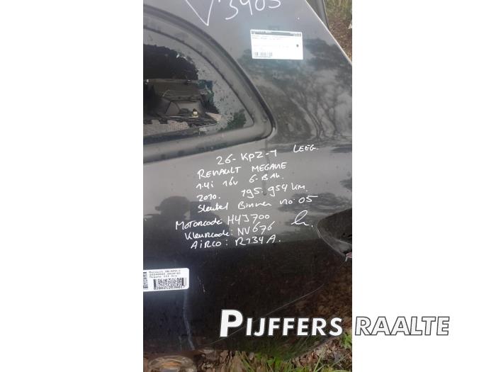 Renault Megane III Grandtour 1.4 16V TCe 130 Sloopvoertuig (2010, Zwart)