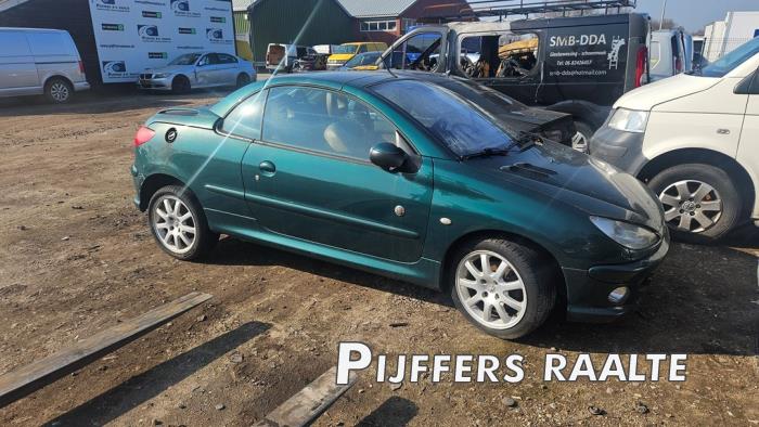 Peugeot 206 CC 2.0 16V Sloopvoertuig (2002, Groen)