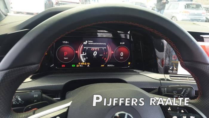 Volkswagen Golf VIII 2.0 GTI Clubsport 16V Sloopvoertuig (2021, Zwart)