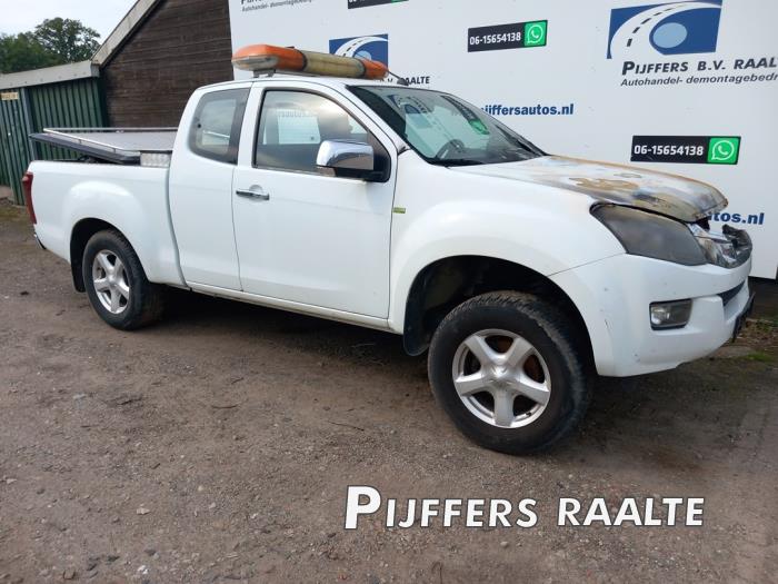 Isuzu D-Max 2.5 D Twin Turbo 4x4 Sloopvoertuig (2016, Wit)