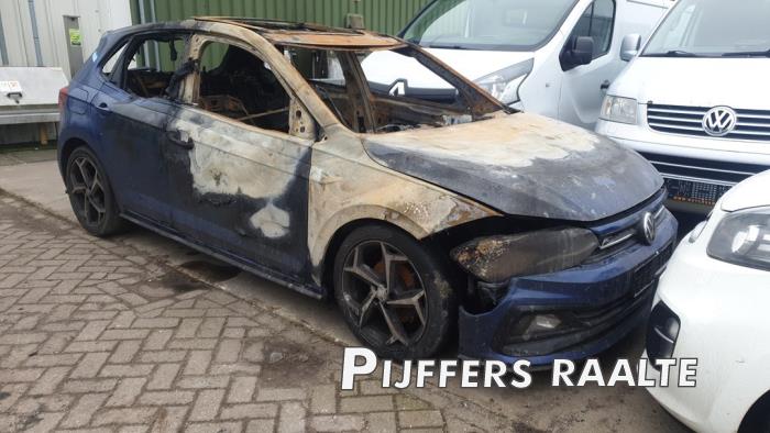 Volkswagen Polo VI 1.0 TSI 12V BlueMotion Sloopvoertuig (2018, Blauw)