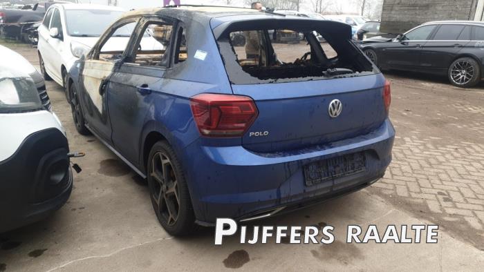 Volkswagen Polo VI 1.0 TSI 12V BlueMotion Sloopvoertuig (2018, Blauw)