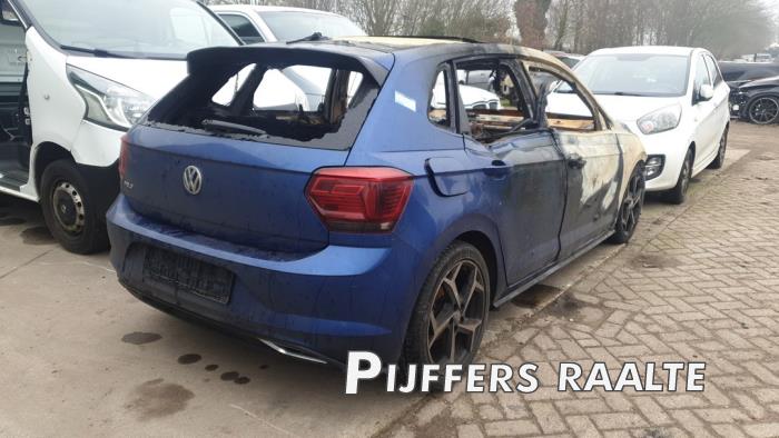 Volkswagen Polo VI 1.0 TSI 12V BlueMotion Sloopvoertuig (2018, Blauw)