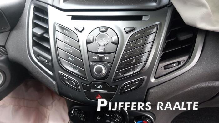 Ford Fiesta 6 1.0 Ti-VCT 12V 65 Sloopvoertuig (2016, Blauw)