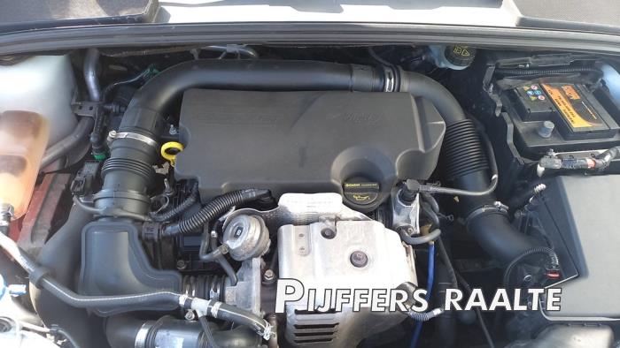 Ford Focus 3 Wagon 1.0 Ti-VCT EcoBoost 12V 100 Sloopvoertuig (2013, Wit)